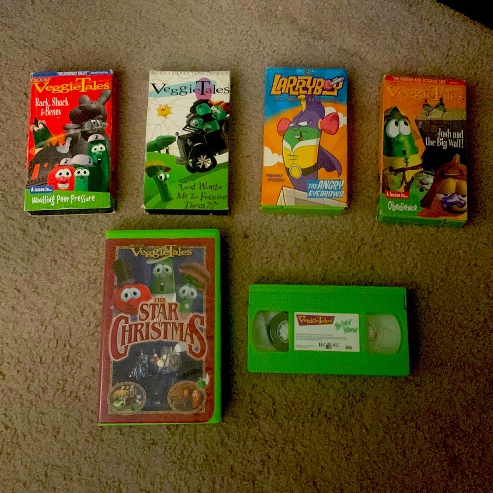 Veggietales VHS bundle